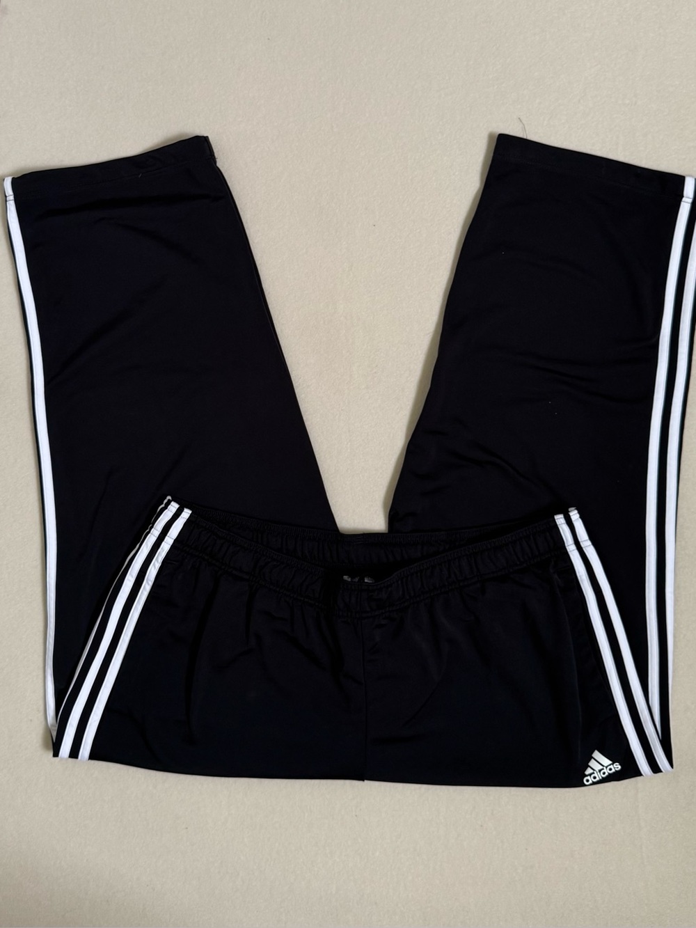 Adidas Primegreen 3‑Stripe Track Pants • SHORTENED to  38” outseam (2XL) XXL